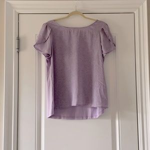NWOT Ricki’s Flutter Sleeve Blouse